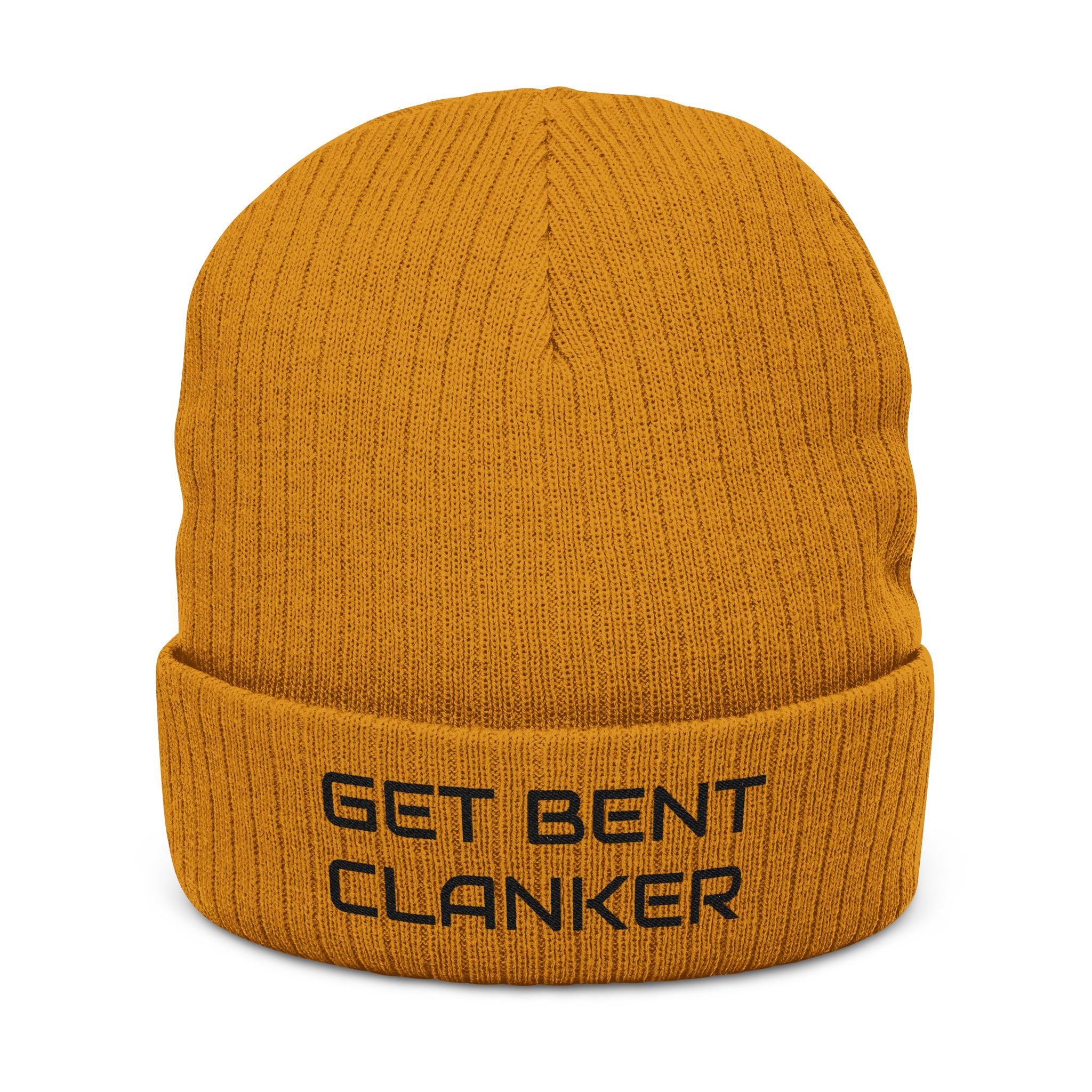 Embroidered Beanie - Black Lettering