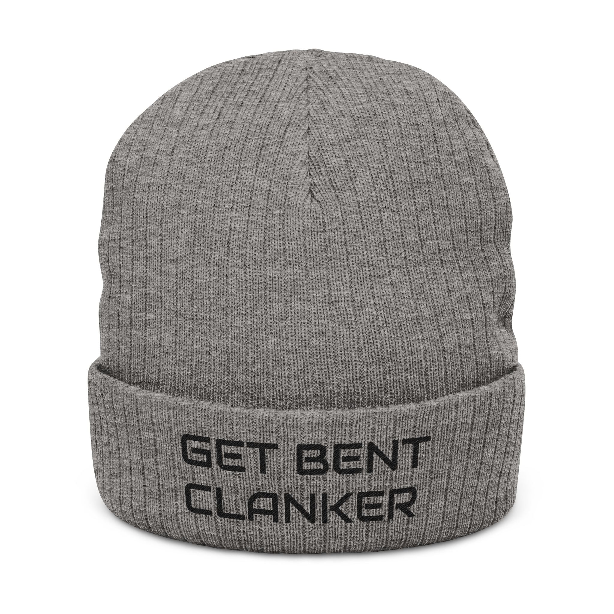 Embroidered Beanie - Black Lettering