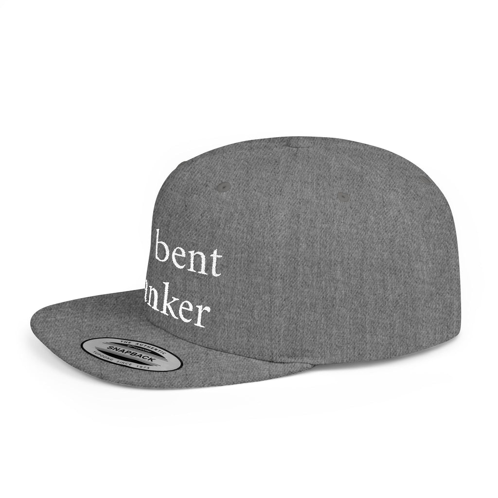 Anti-Clanker Flat Bill Snapback - White lettering