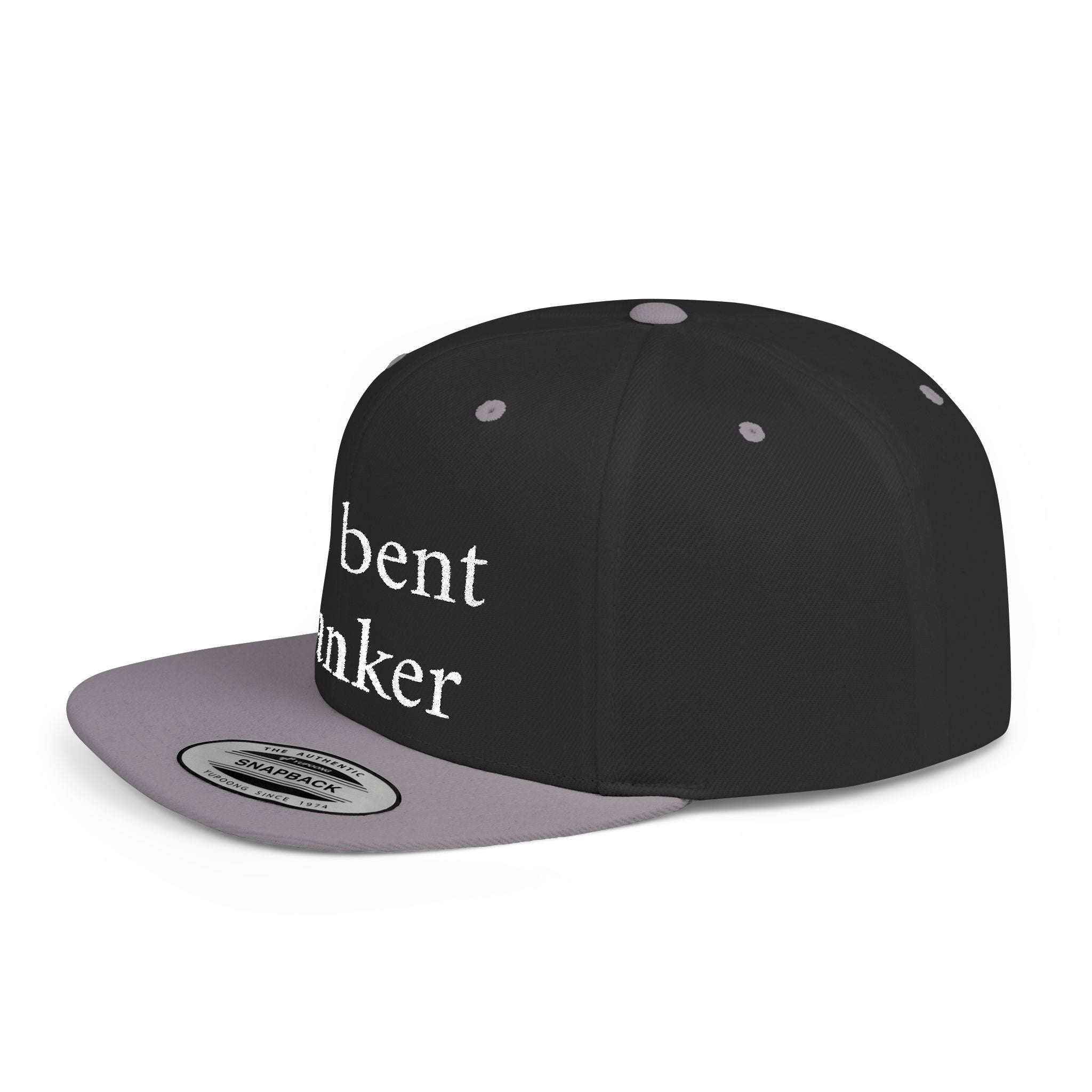 Anti-Clanker Flat Bill Snapback - White lettering