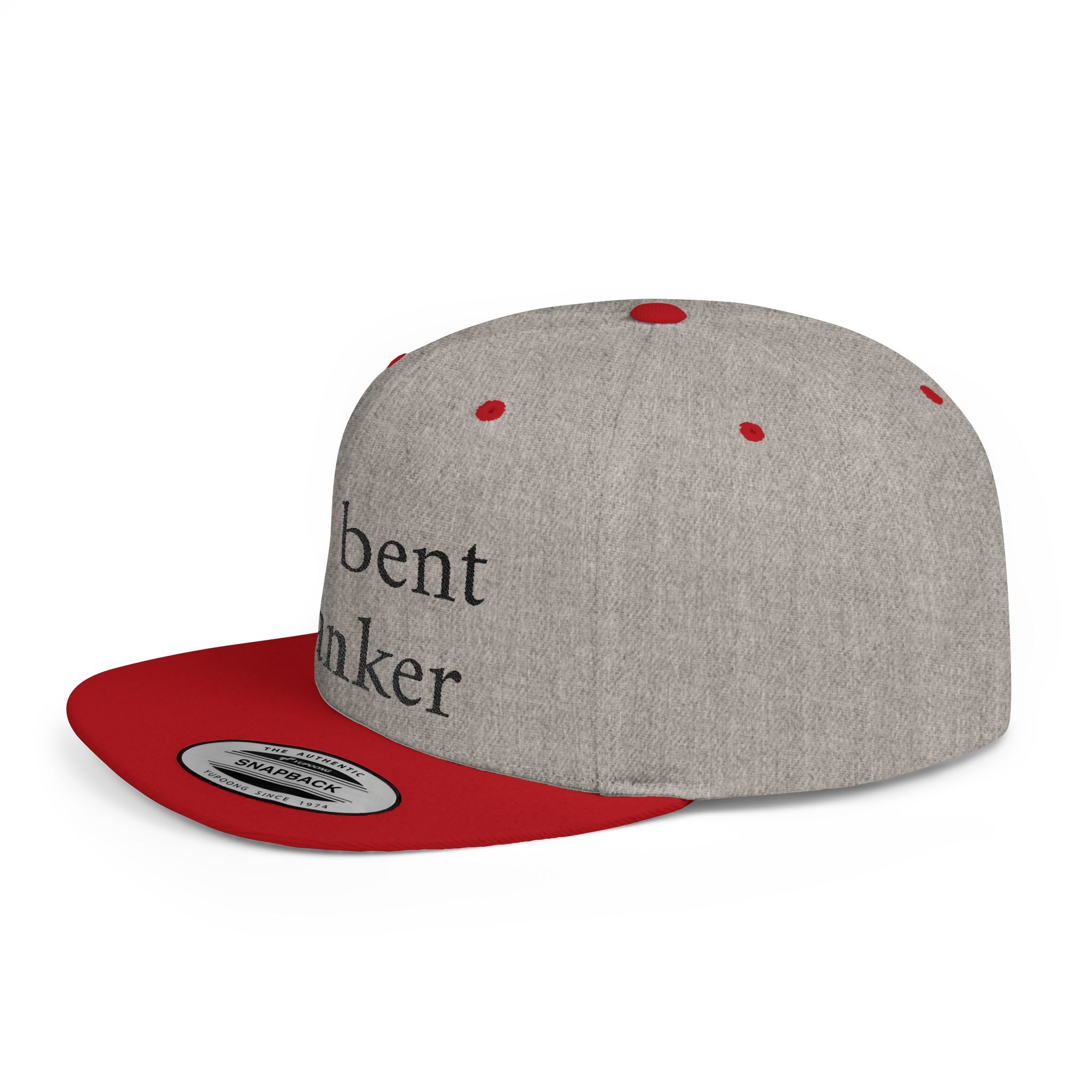 Anti-Clanker Flat Bill Snapback - Black lettering