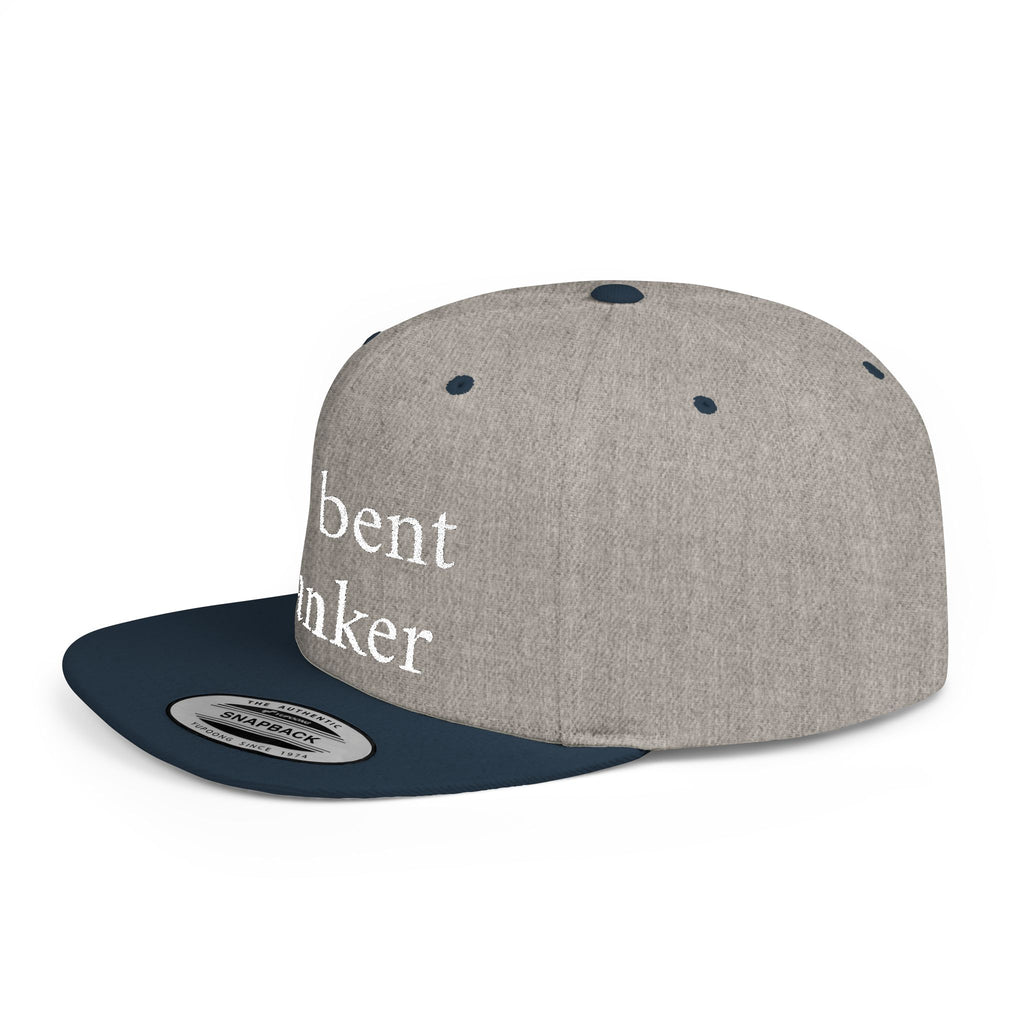 Anti-Clanker Flat Bill Snapback - White lettering