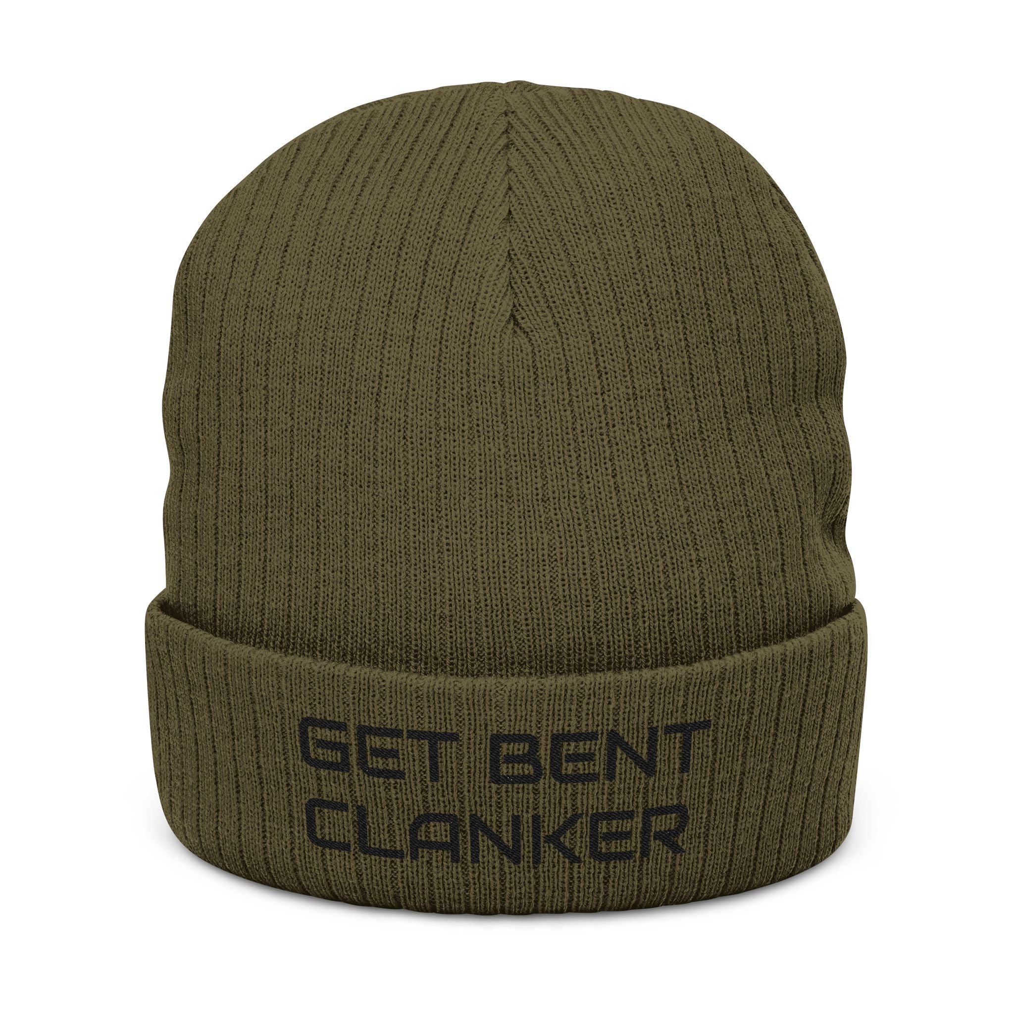 Embroidered Beanie - Black Lettering