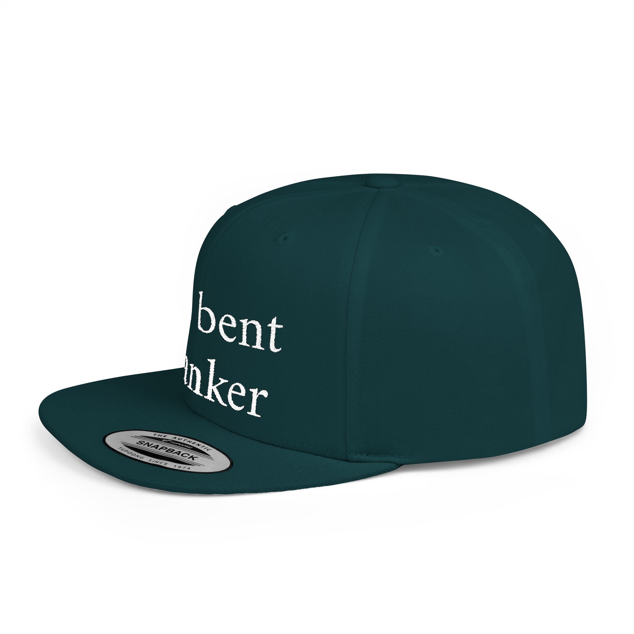Anti-Clanker Flat Bill Snapback - White lettering