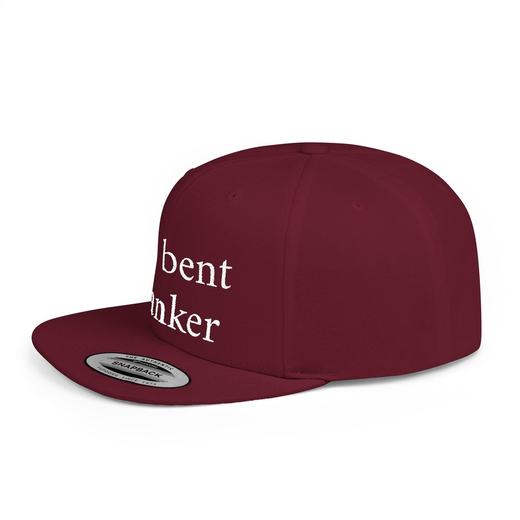 Anti-Clanker Flat Bill Snapback - White lettering