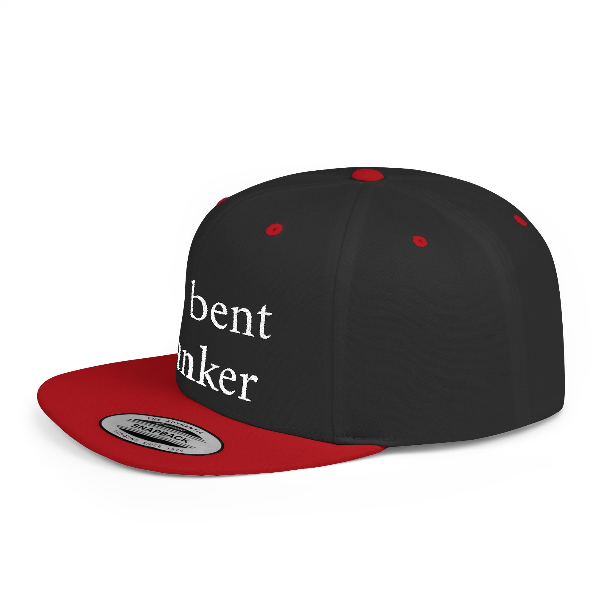 Anti-Clanker Flat Bill Snapback - White lettering