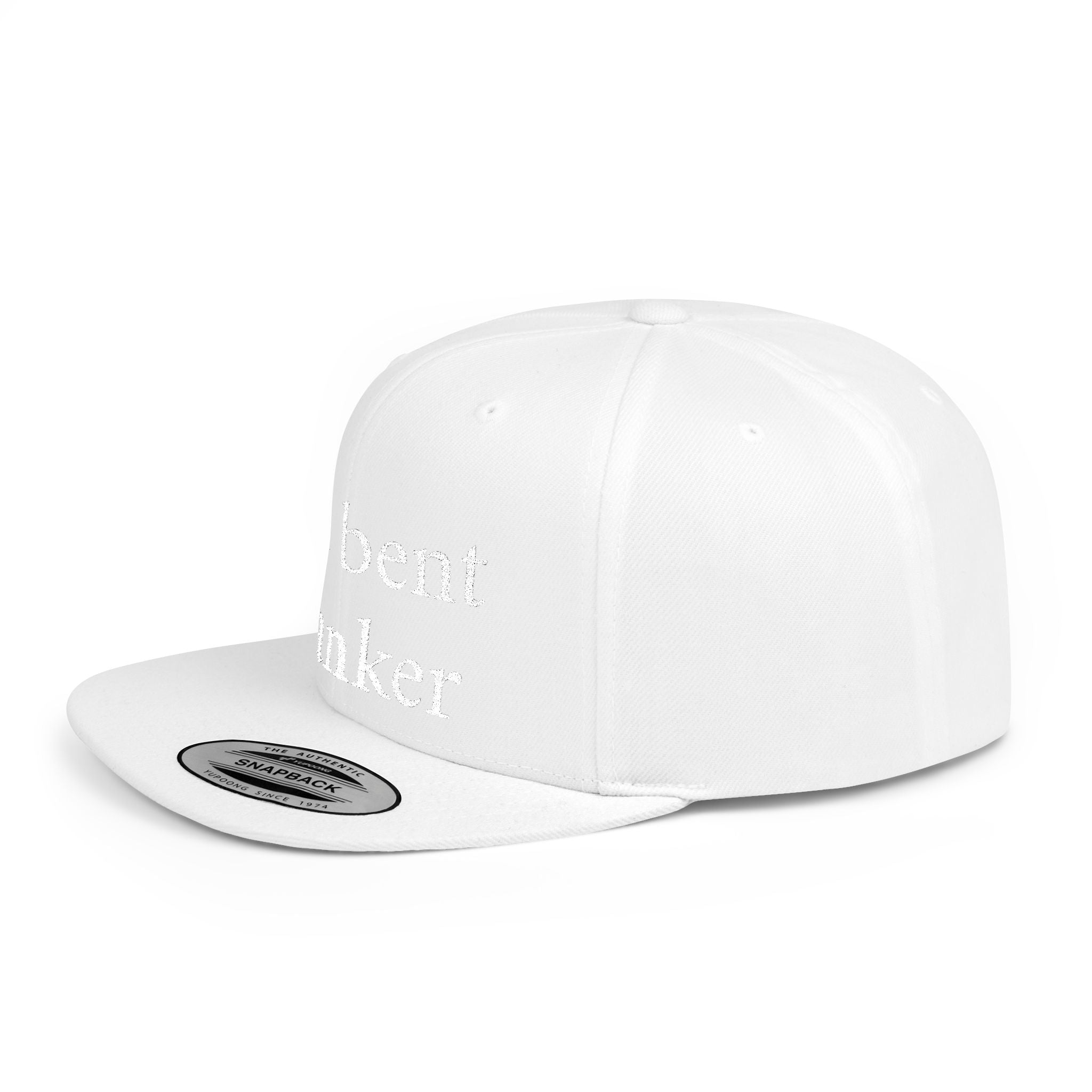 Anti-Clanker Flat Bill Snapback - White lettering