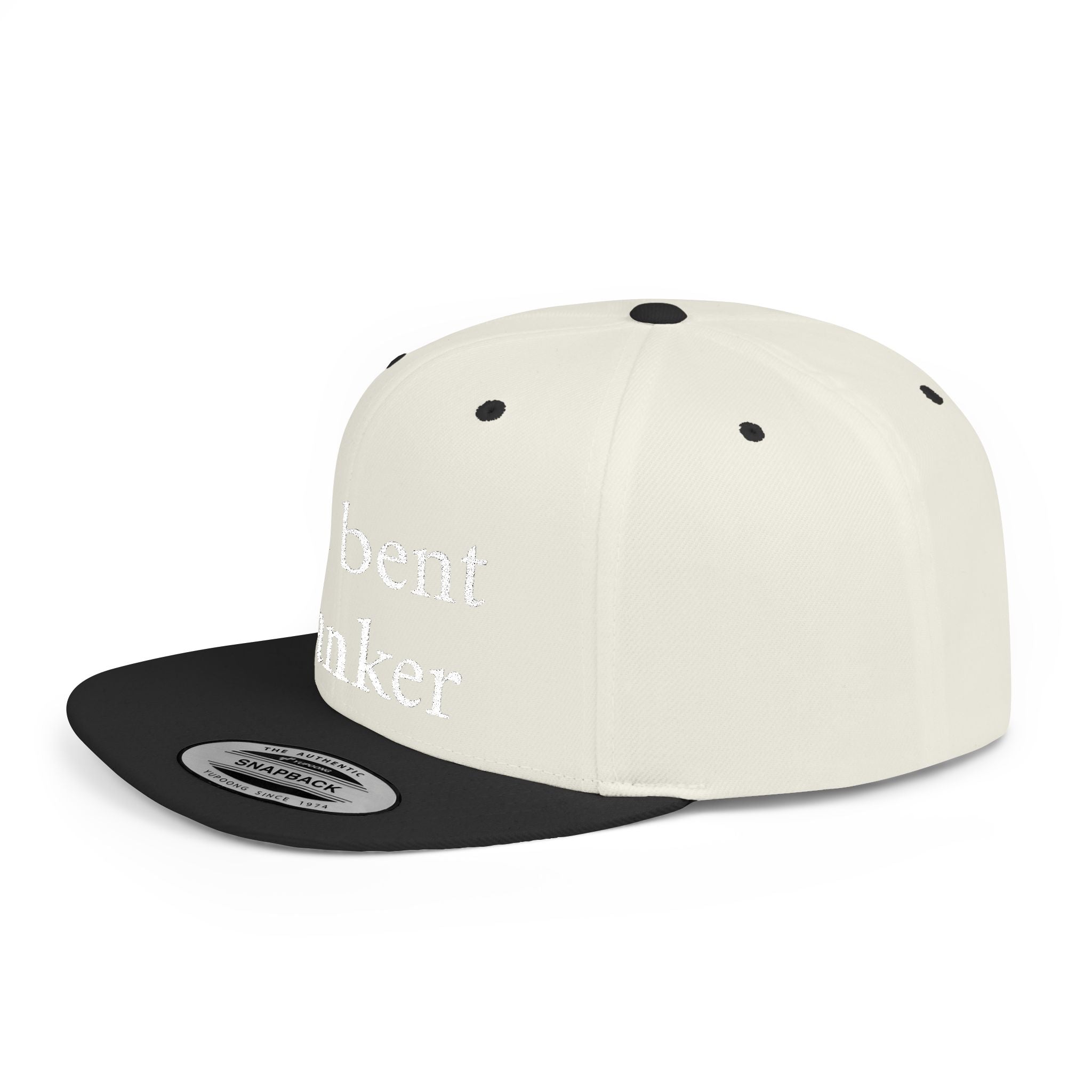 Anti-Clanker Flat Bill Snapback - White lettering