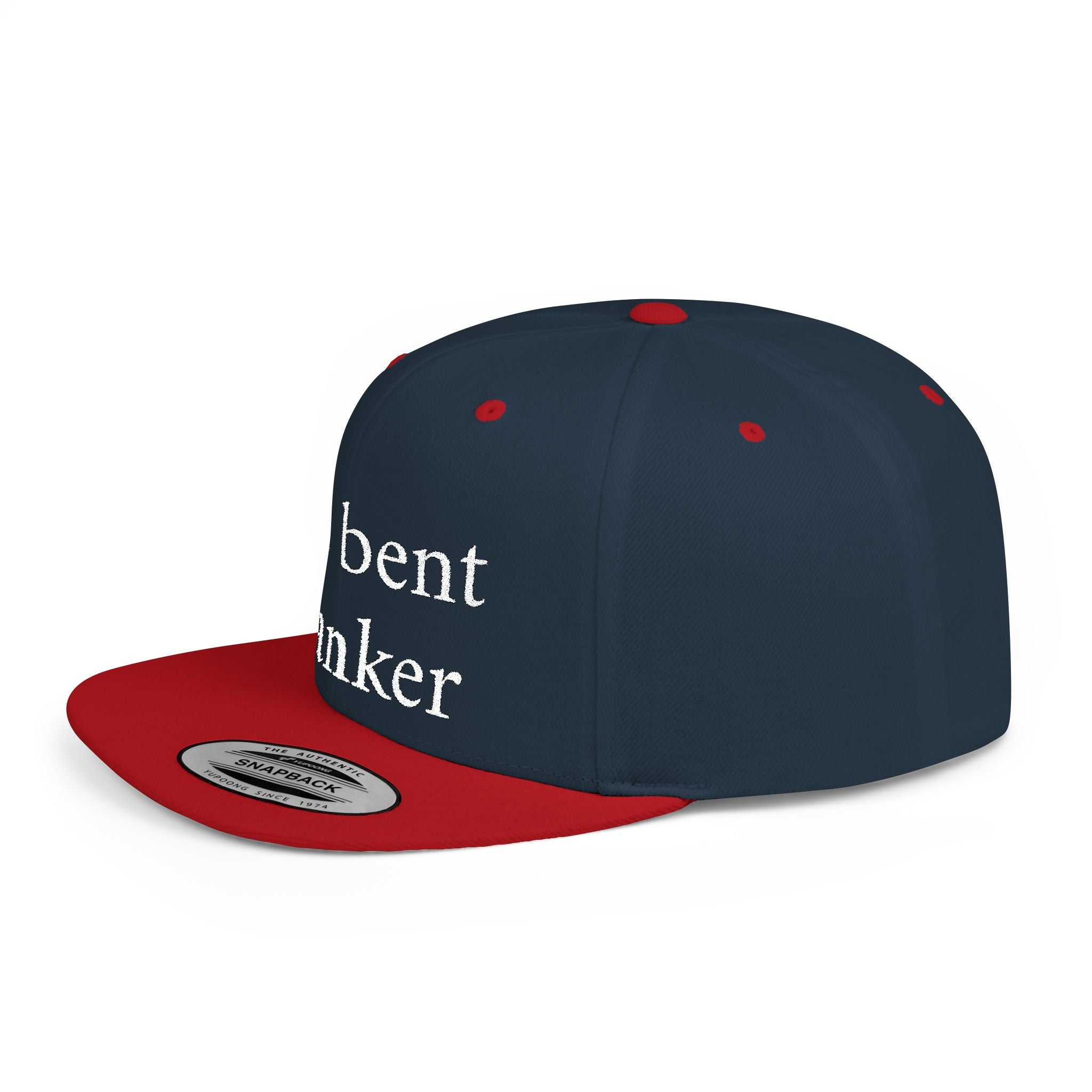 Anti-Clanker Flat Bill Snapback - White lettering