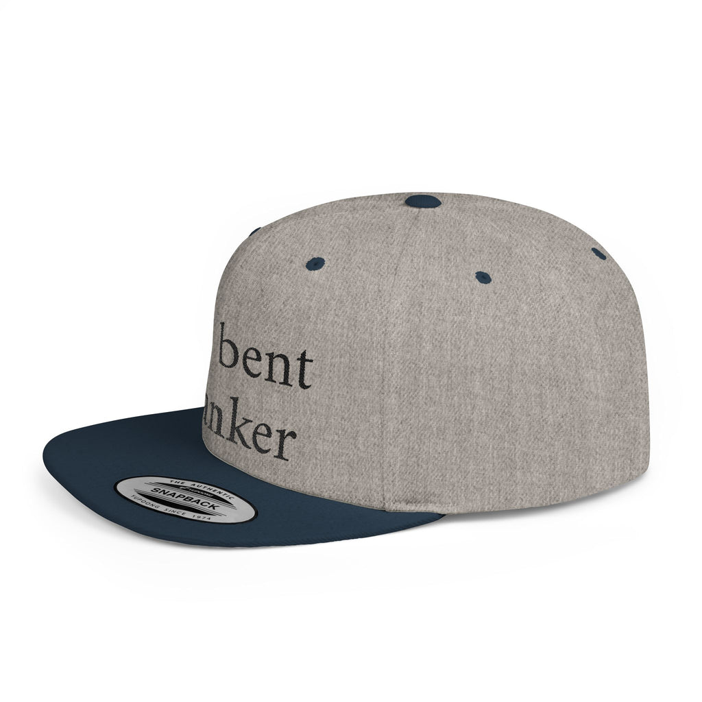 Anti-Clanker Flat Bill Snapback - Black lettering