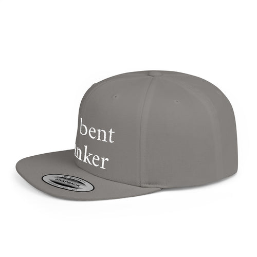 Anti-Clanker Flat Bill Snapback - White lettering